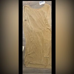 Gold dress